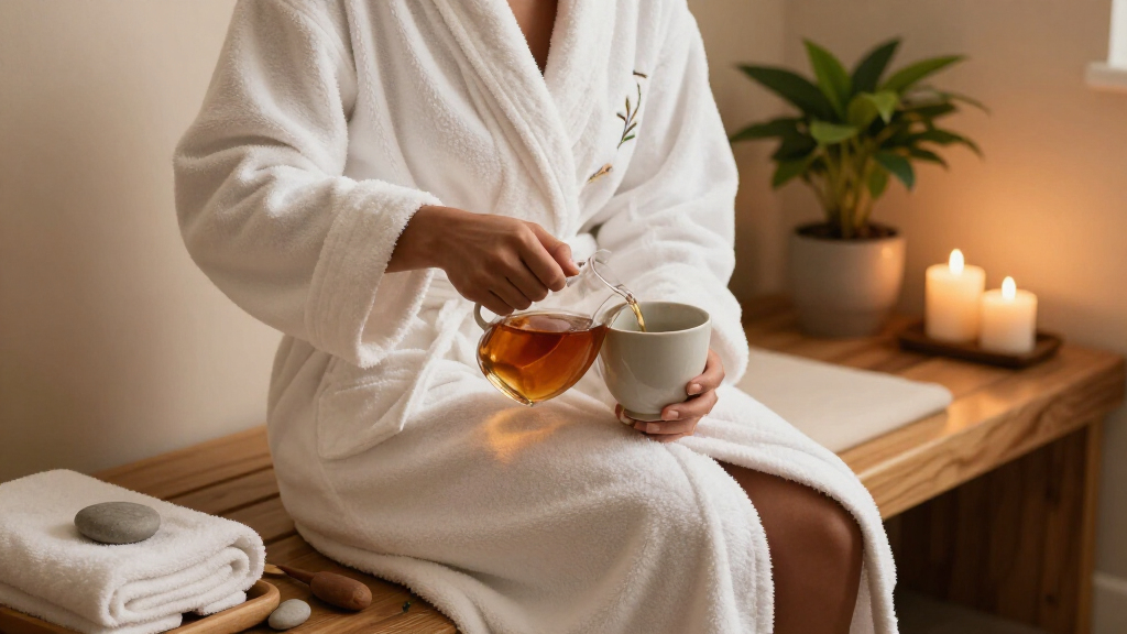 best hotel bathrobe for spa nights