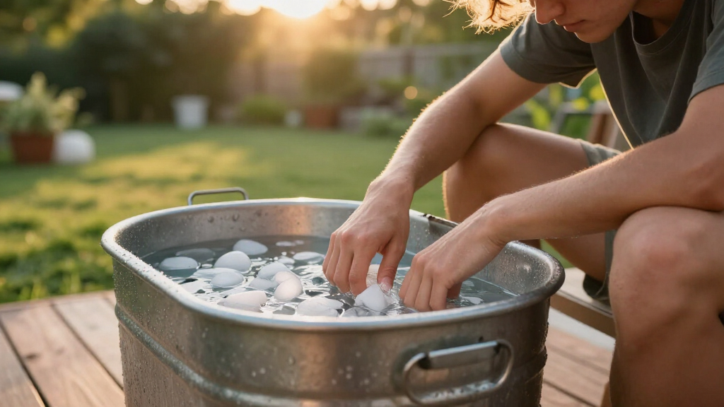 portable icebath barrels