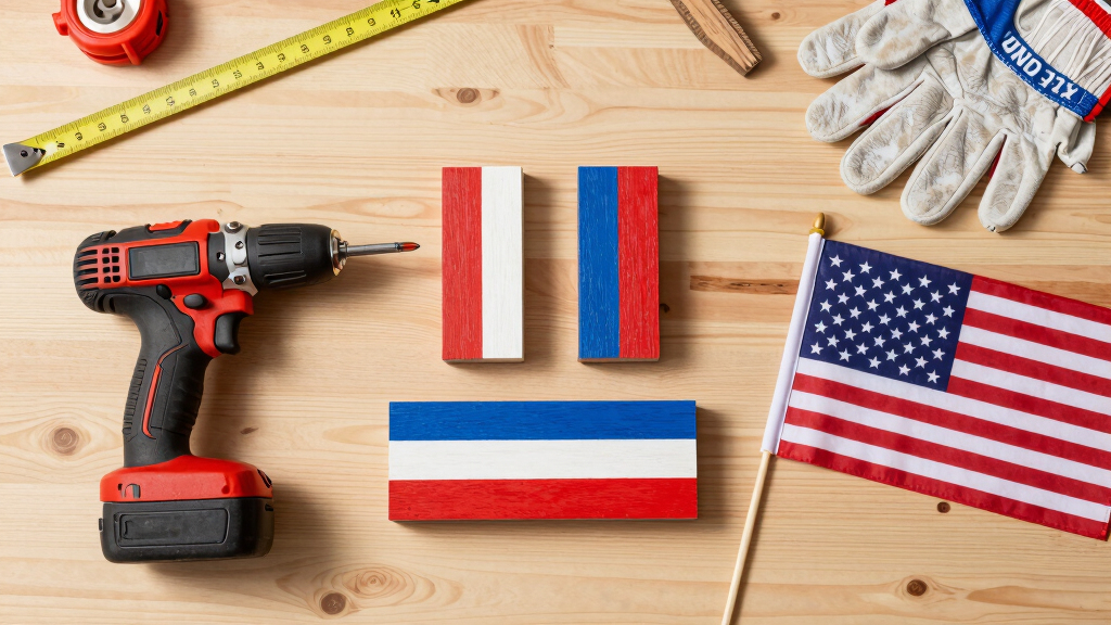 patriotic woodworking project kits