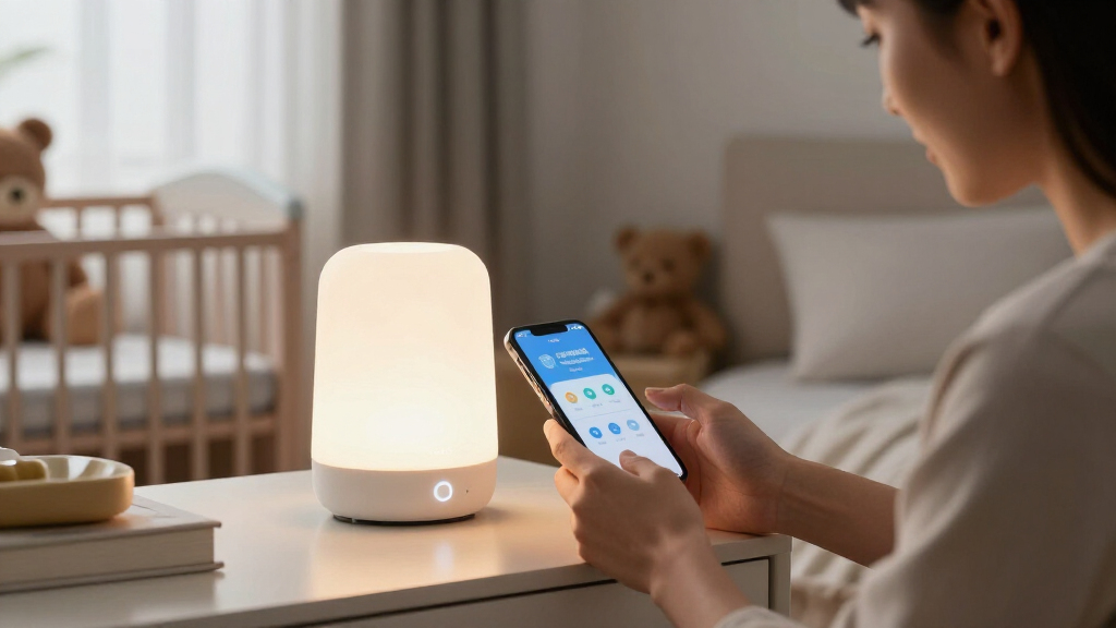 smart night lights with sleep training modes
