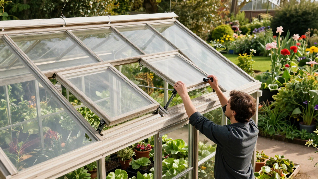 best greenhouse kits with adjustable roof vents