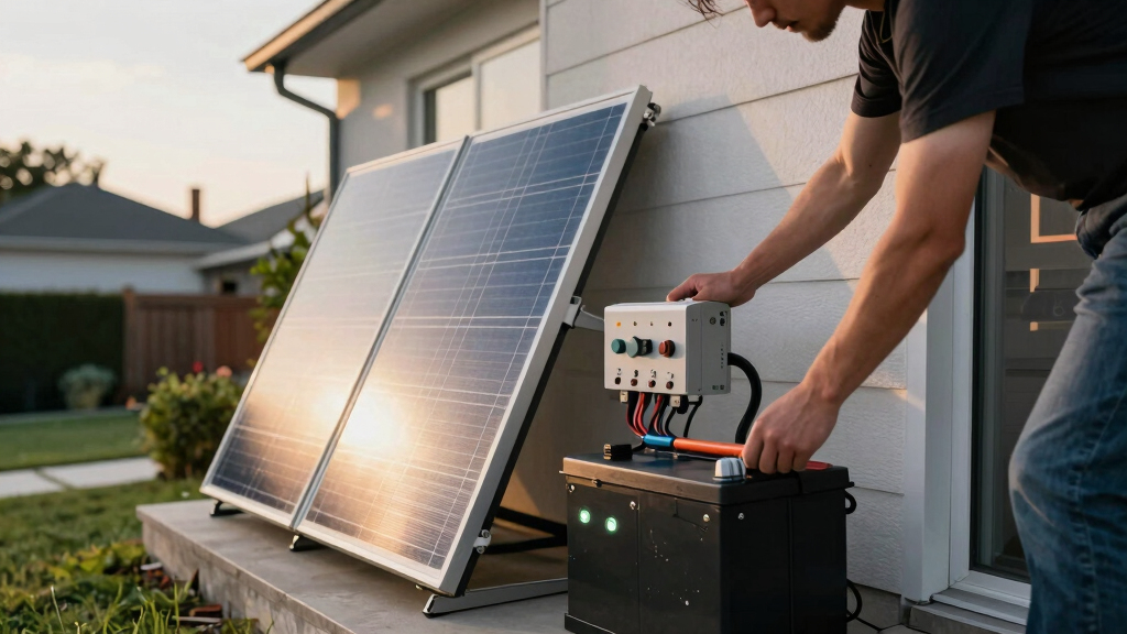 solar backup power stations