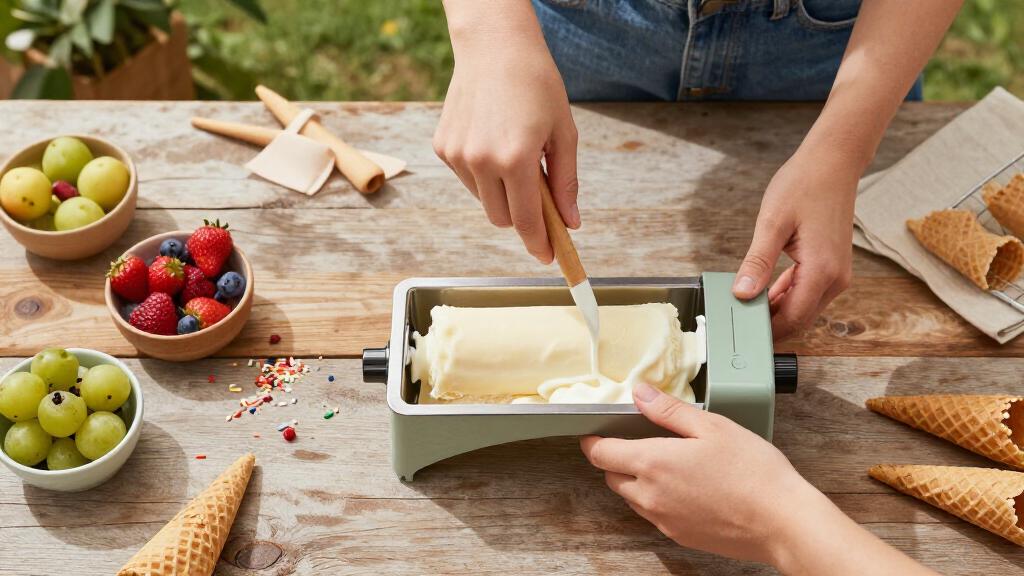 rolled ice cream maker for home