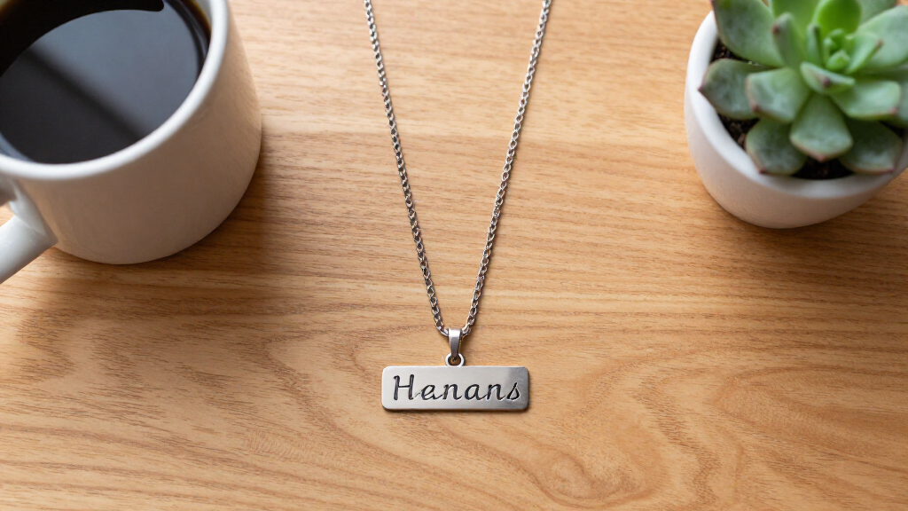 nameplate necklace personalized