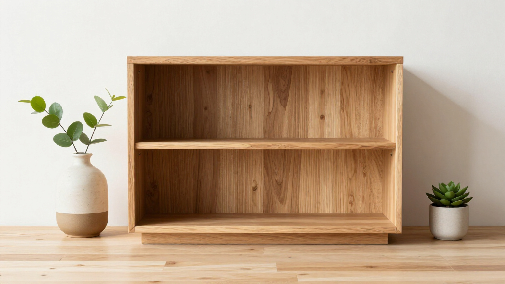 solid wood bookcase for home library