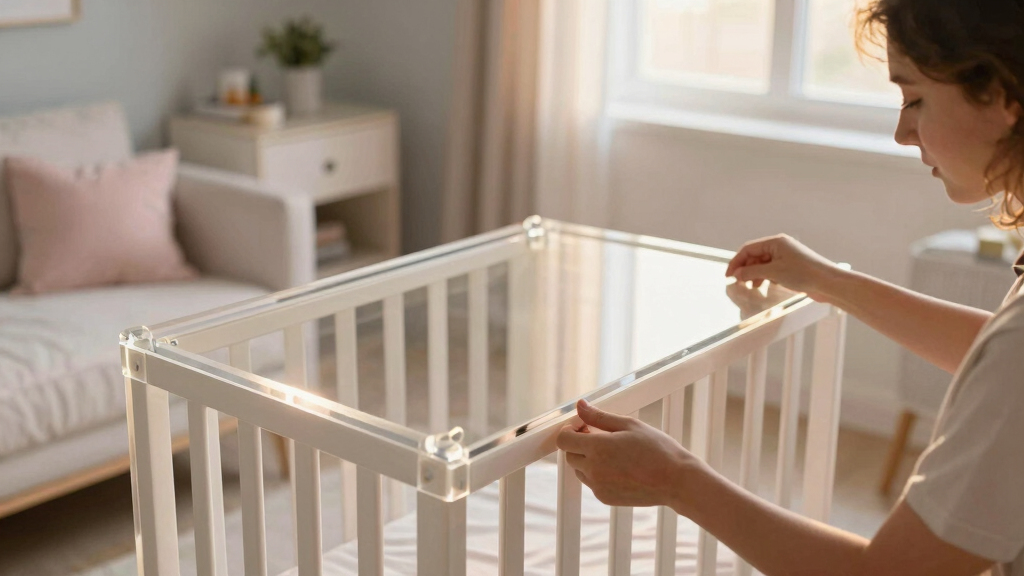 best acrylic cribs for modern nurseries