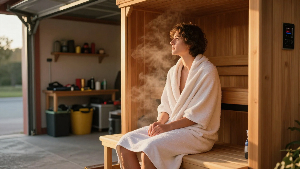 home sauna kit for garage