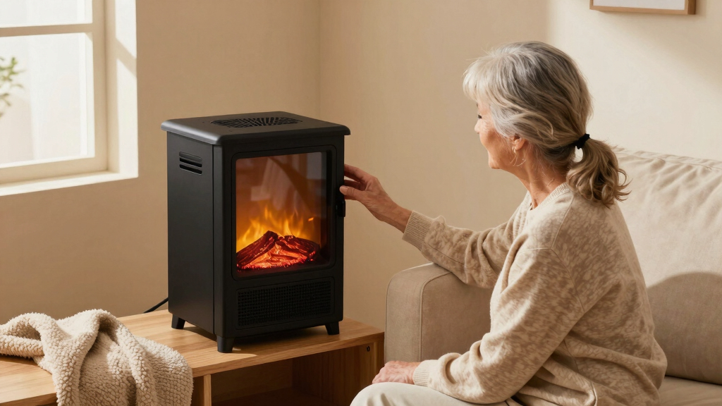 best small electric fireplaces for seniors