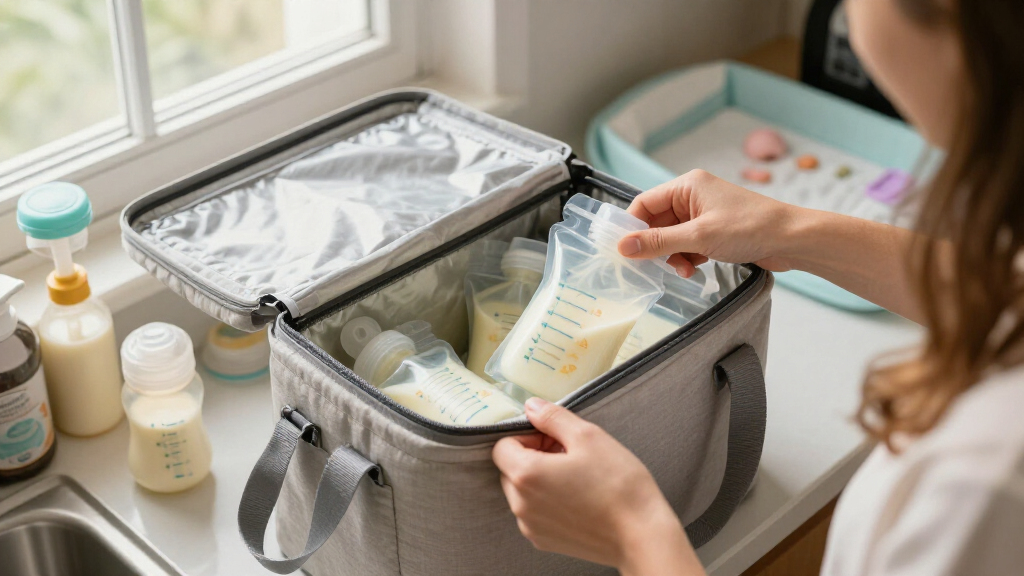 insulated cooler tote breast milk
