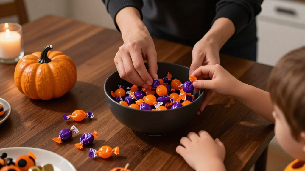 Halloween candy bowls