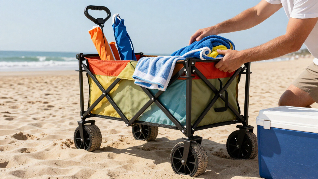 folding wagon for beach