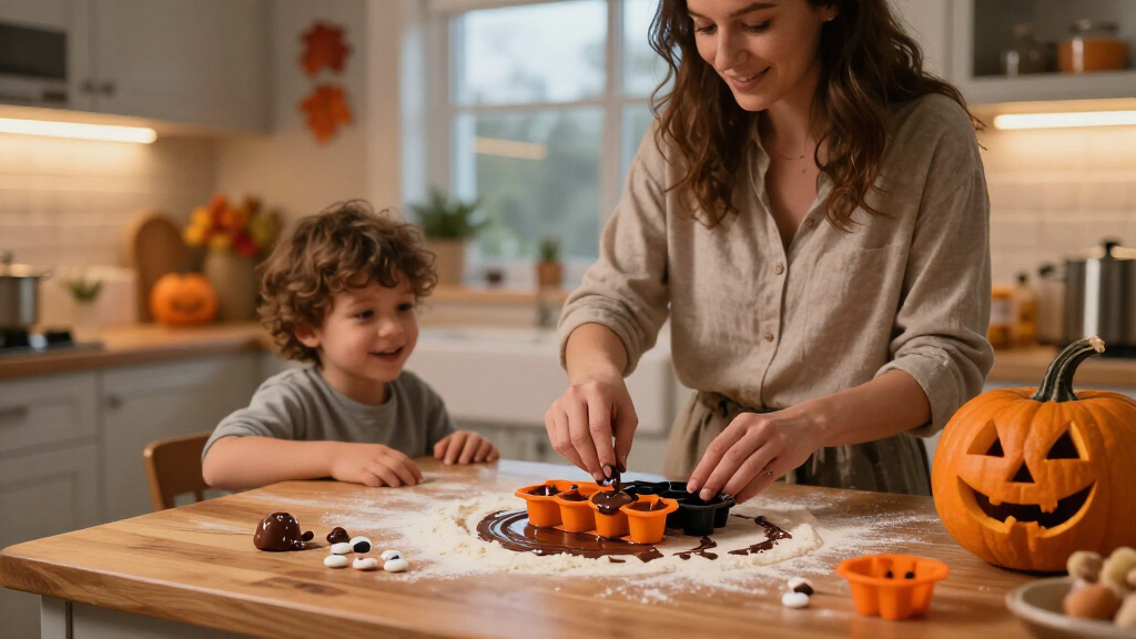 Halloween candy molds