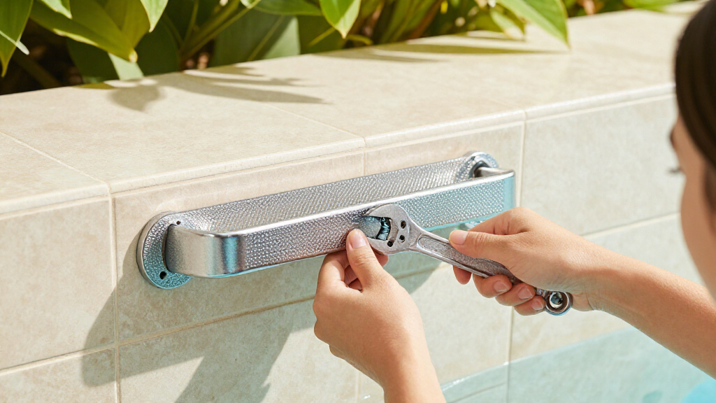 antimicrobial grab bar kit