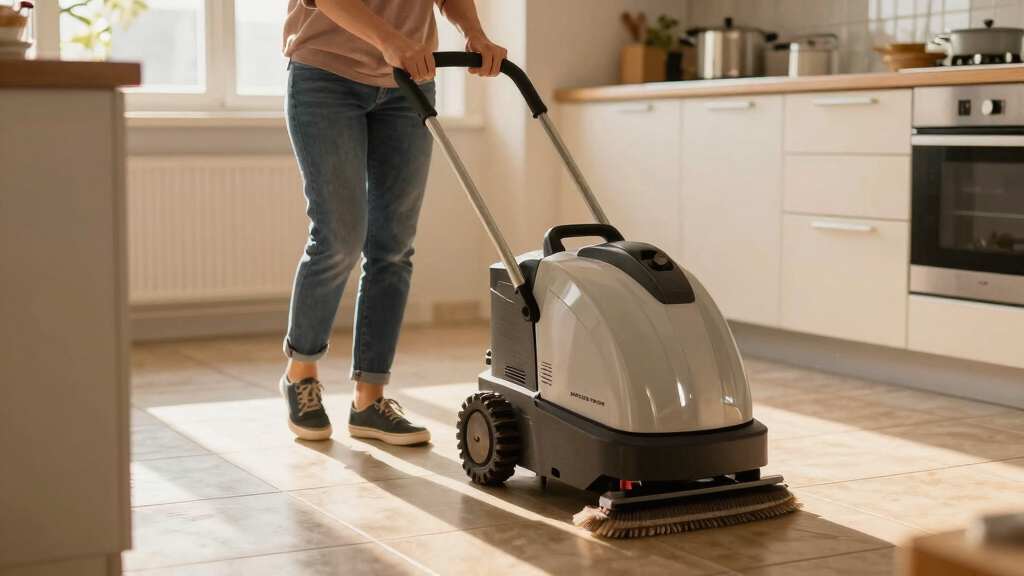 best electric floor scrubber for tile floors