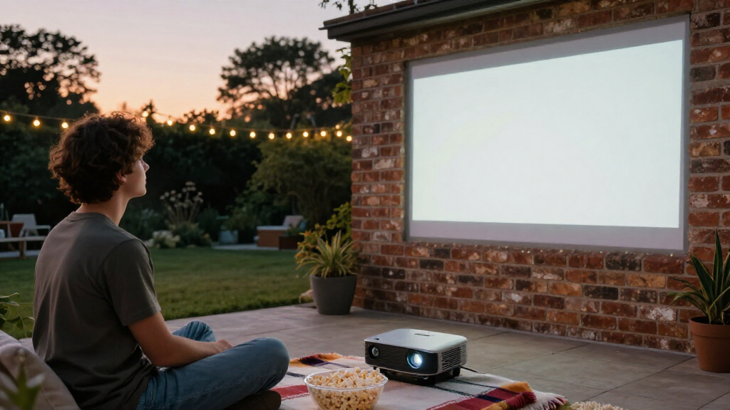 outdoor movie projectors under 3000
