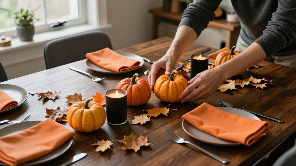 Halloween table decorations