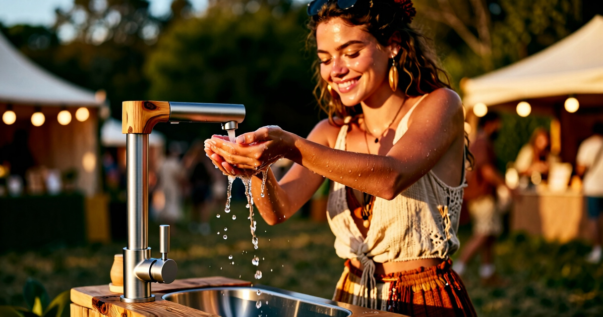 best camp handwashing station for festivals