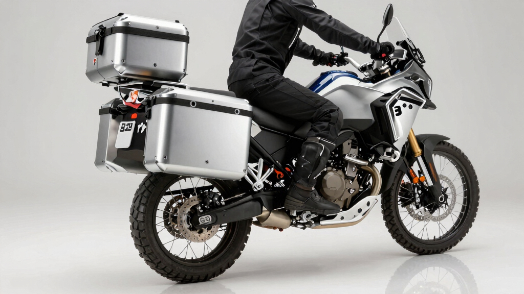 best 45L aluminum pannier set for adventure motorcycles
