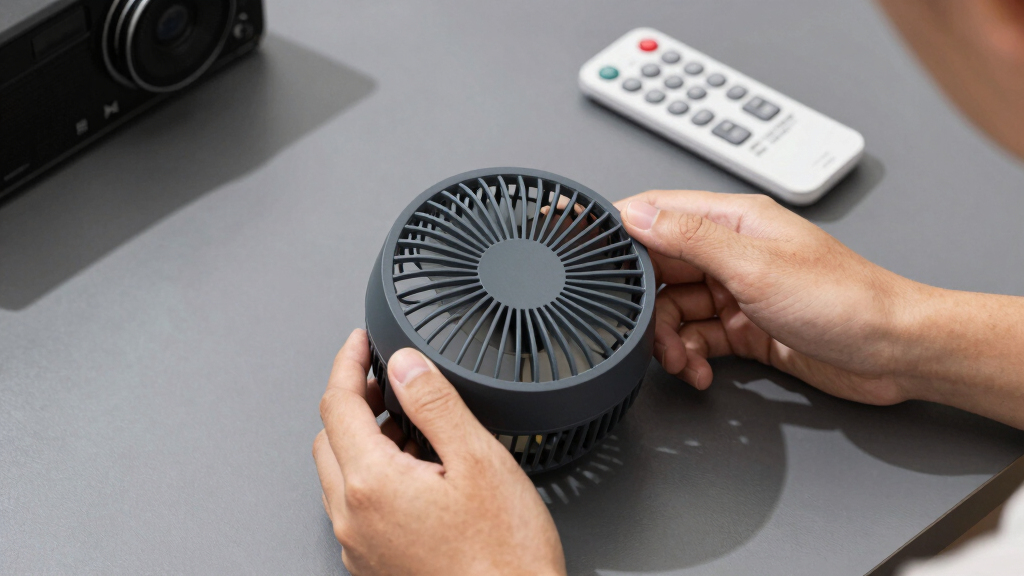 best battery-powered tent fan with remote