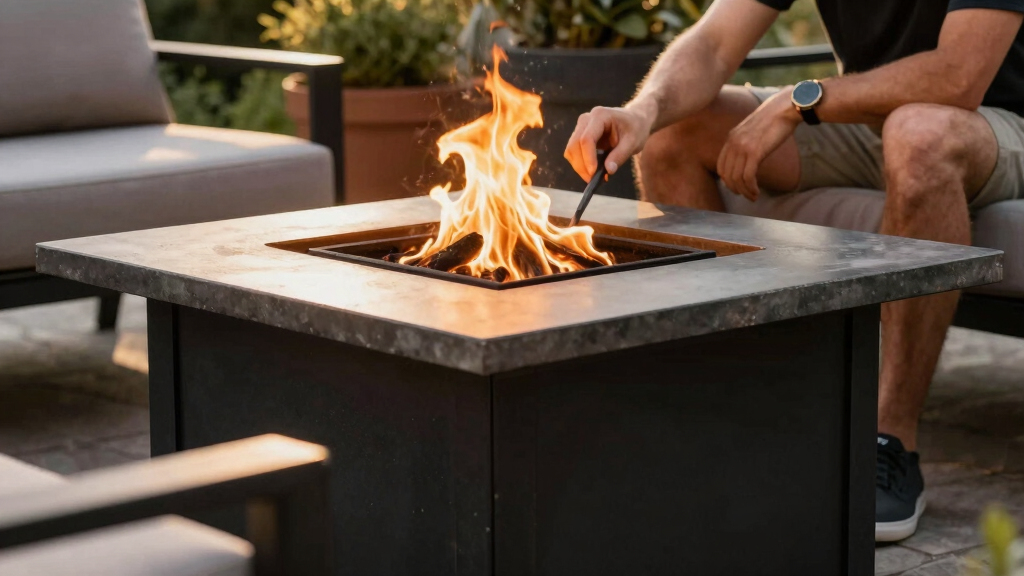 best fire pit table for small spaces