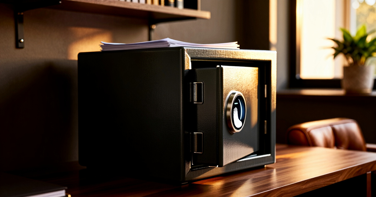 best biometric fireproof safe for important documents