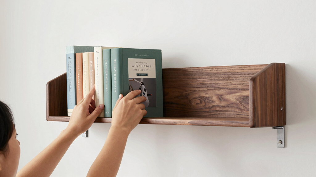 best premium wall mounted bookcase shelves