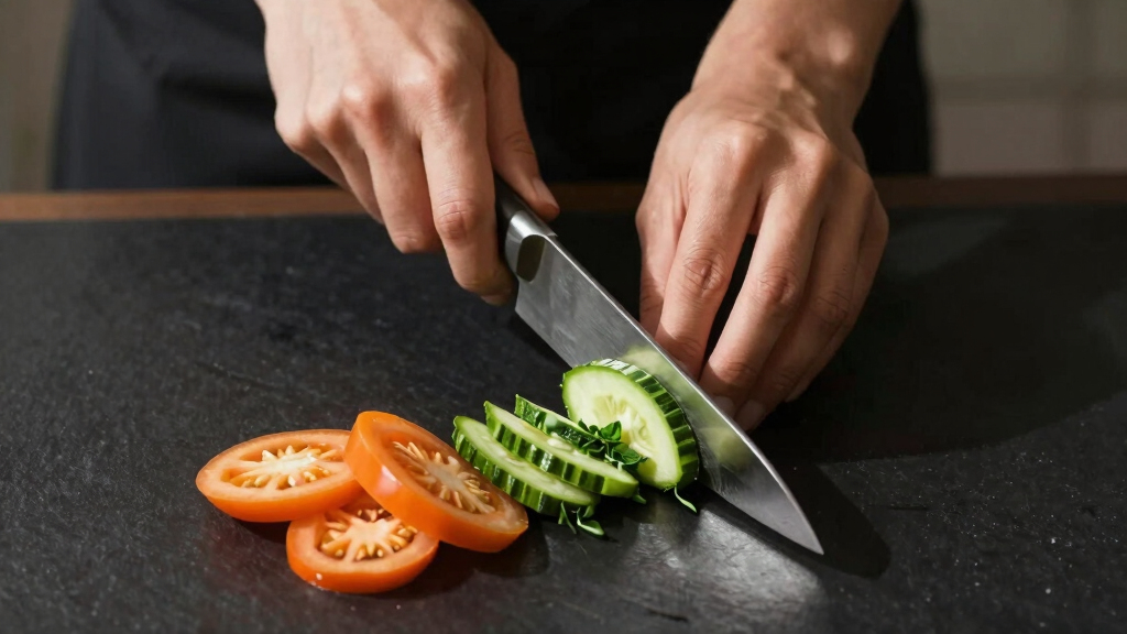 best santoku knife for vegetables and herbs