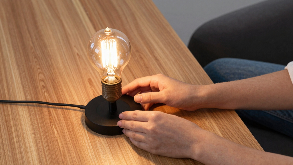 Edison bulb floor lamp
