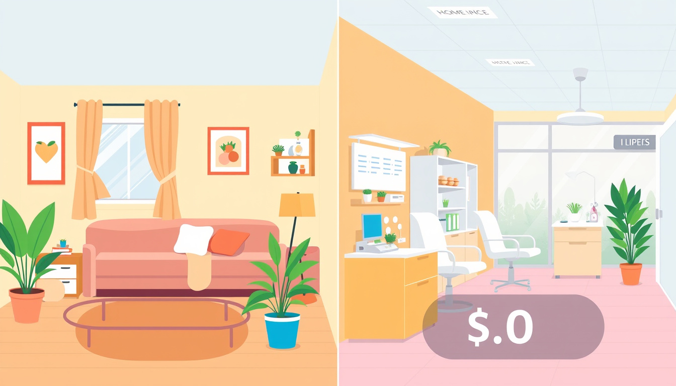 Comparative Analysis: Home vs. Clinic Pricing