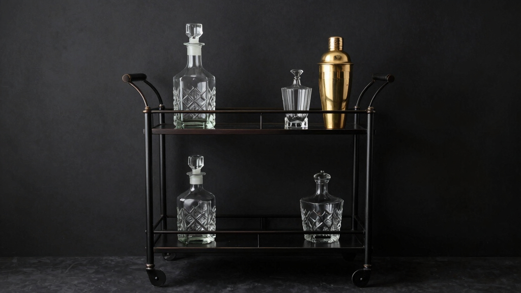best gothic bar cart for monster dens