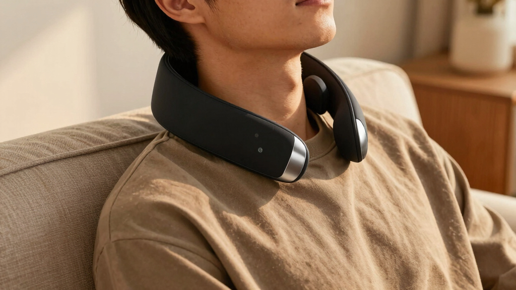 luxury heated neck shoulder massager