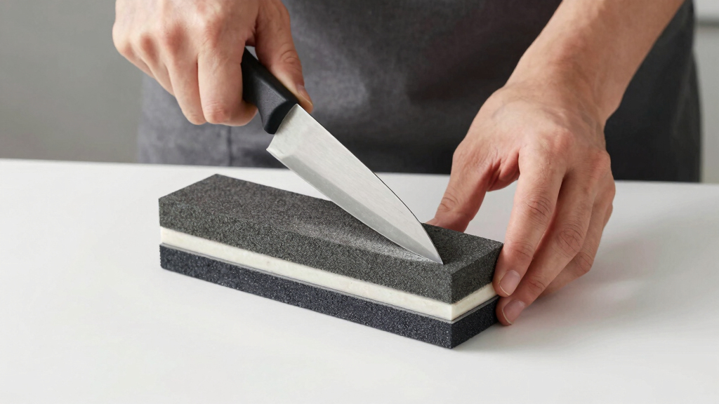 best sharpening stone set with flattening stone