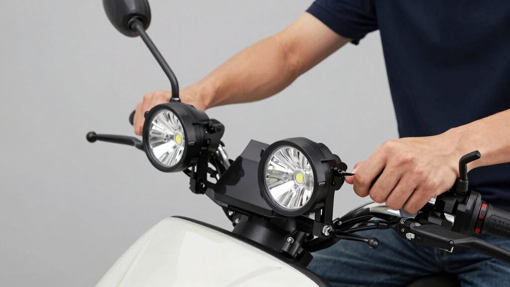 best premium LED auxiliary lights for adventure bikes