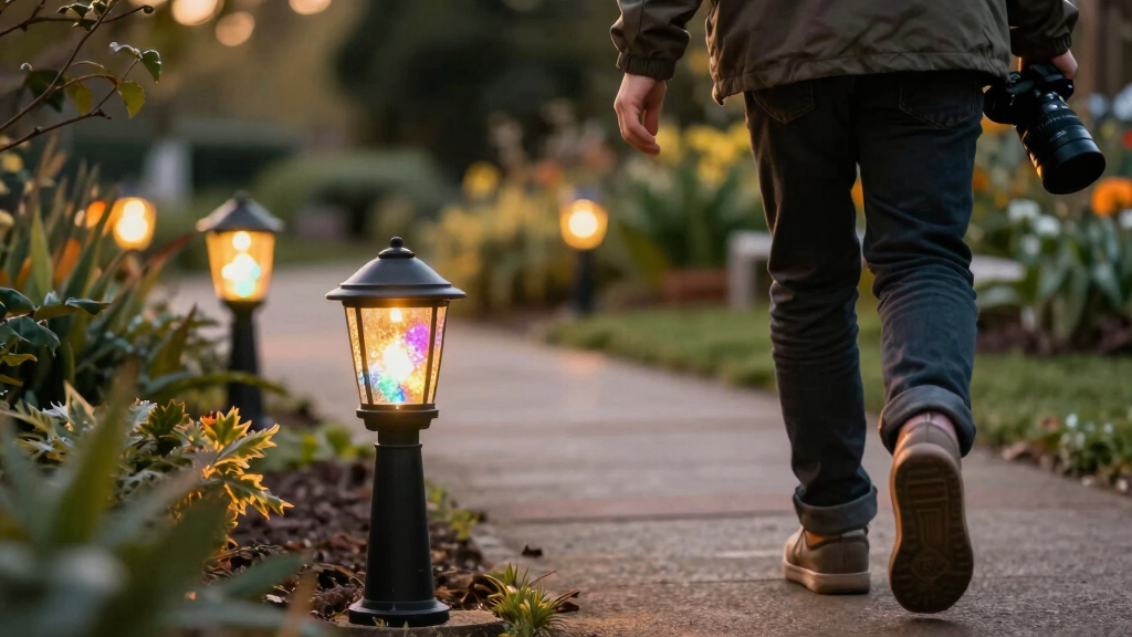 best halloween path lights color changing