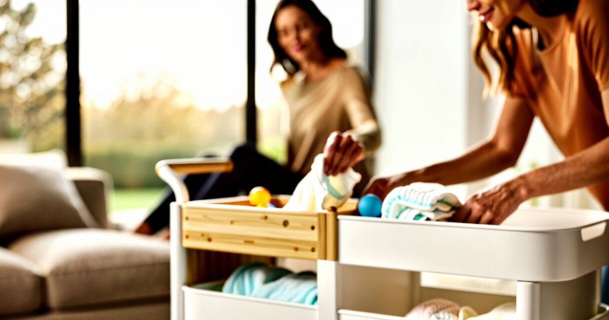 best diaper cart organizer