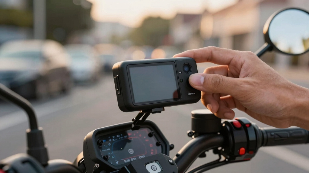 best motorcycle dash cam with parking mode