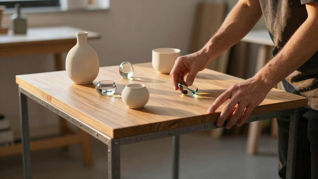best product photography table for art objects