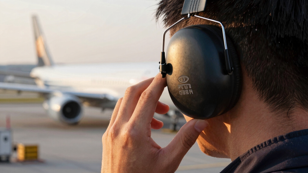noise reduction earmuffs aviation ramp