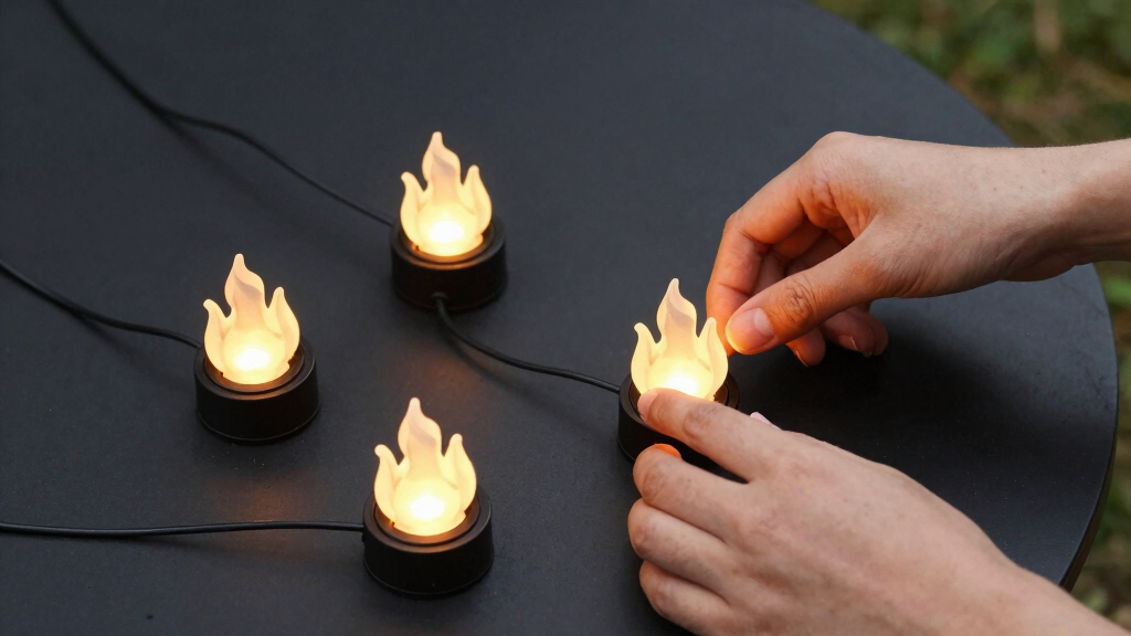 best halloween flame effect lights outdoor