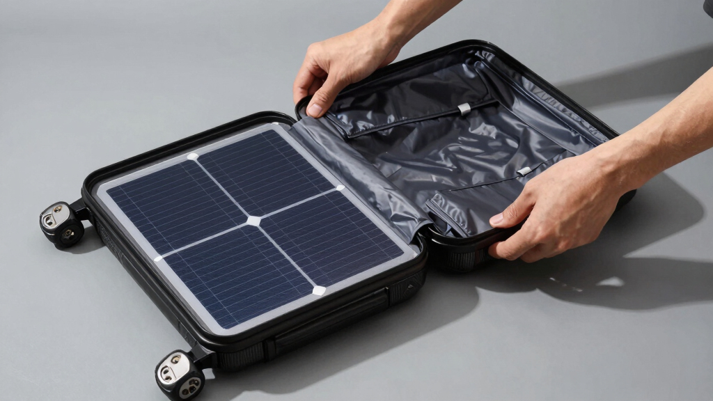 folding solar suitcase kit