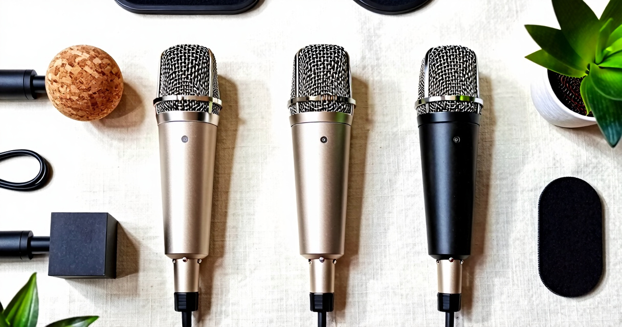 microphones podcasting