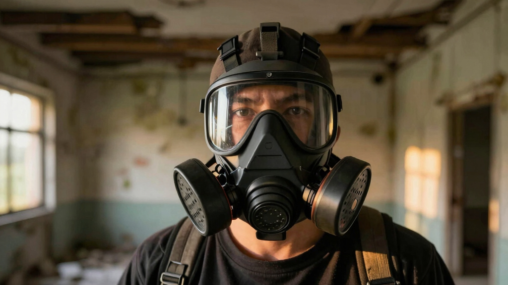 best reusable respirator for moldy haunted buildings