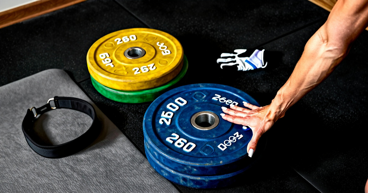 best Olympic bumper plate set 260 lb