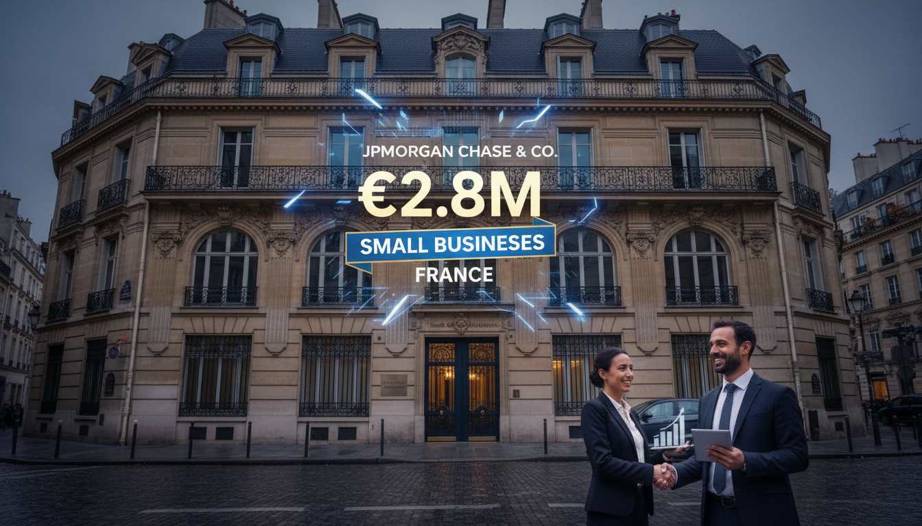 Featured image for JPMorganChase Announces €2.8M Philanthropic Funding for Small Businesses in France
