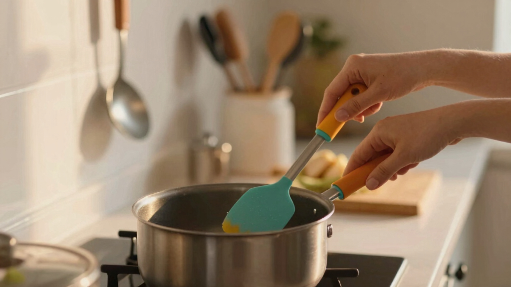 best silicone spatula set high heat