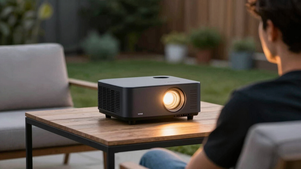 best premium outdoor projector for backyard movies