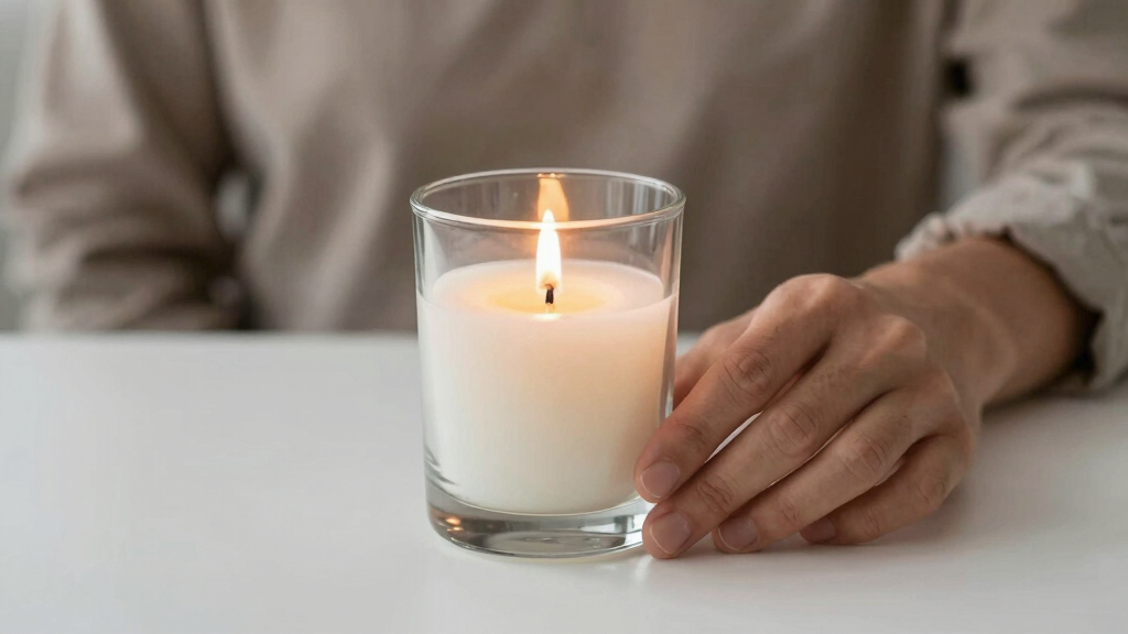 memorial candles glass jar