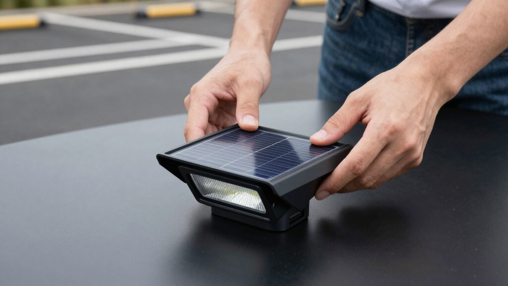 best solar security light for parking areas