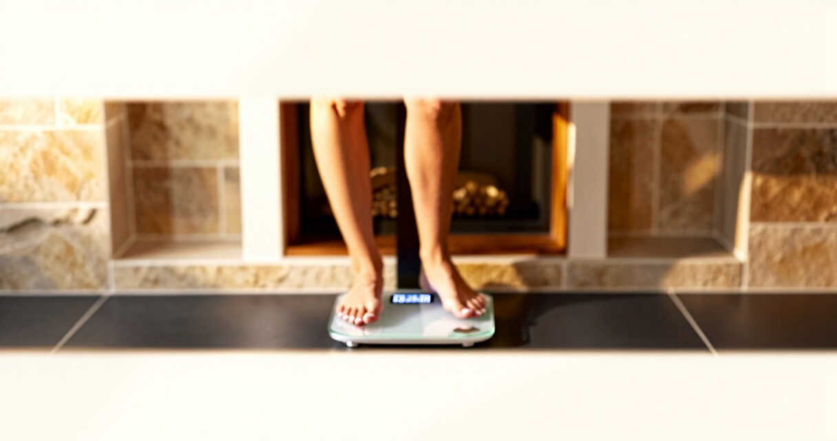 smart scale with large display