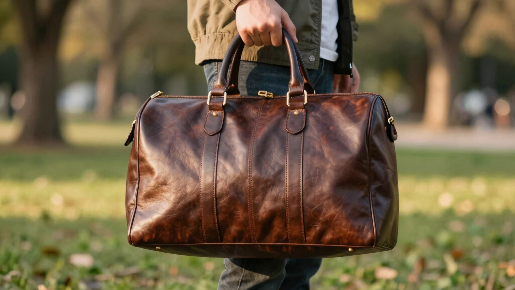 best leather weekender bag luxury